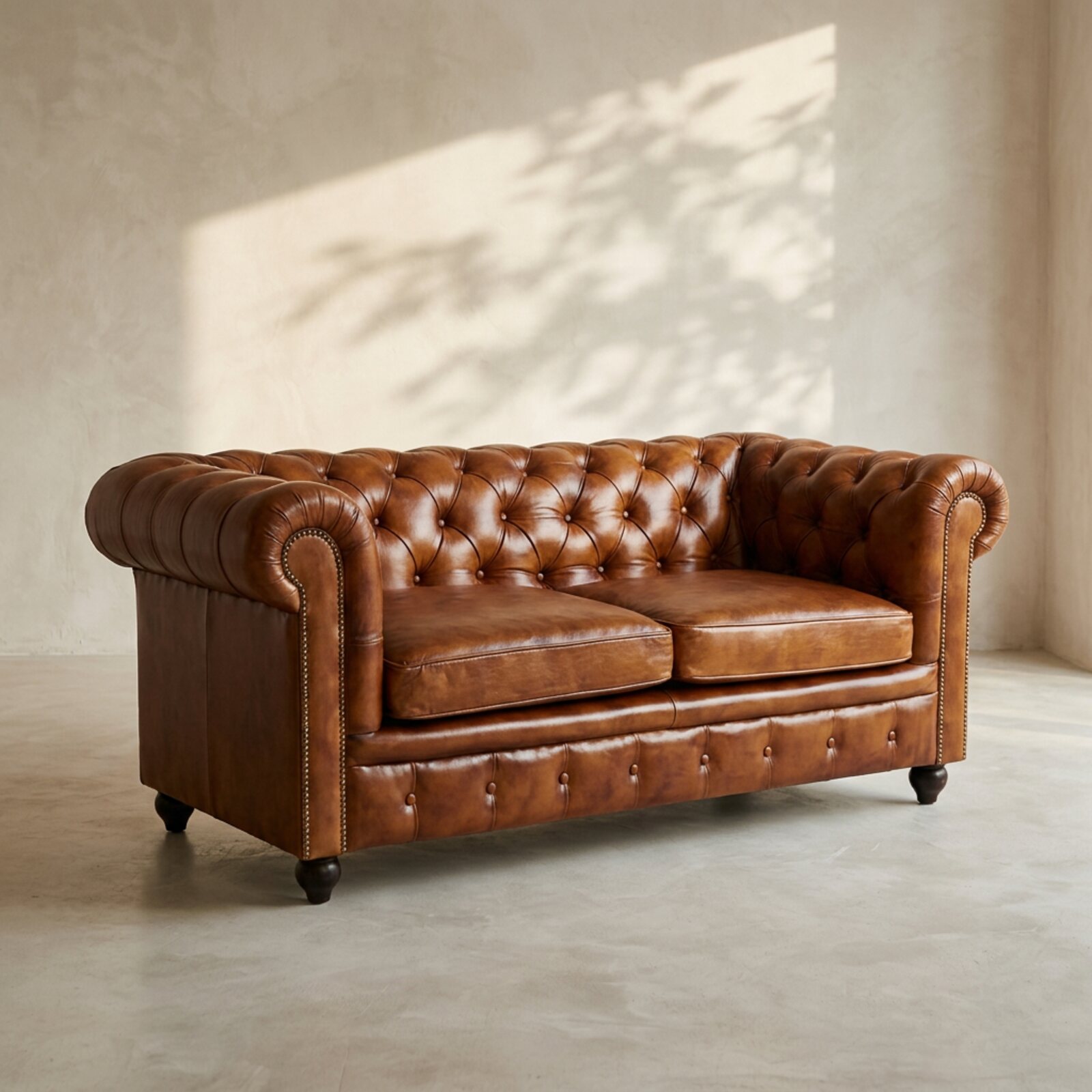 The Ashby in Laramie Brown leather, three-quarter view